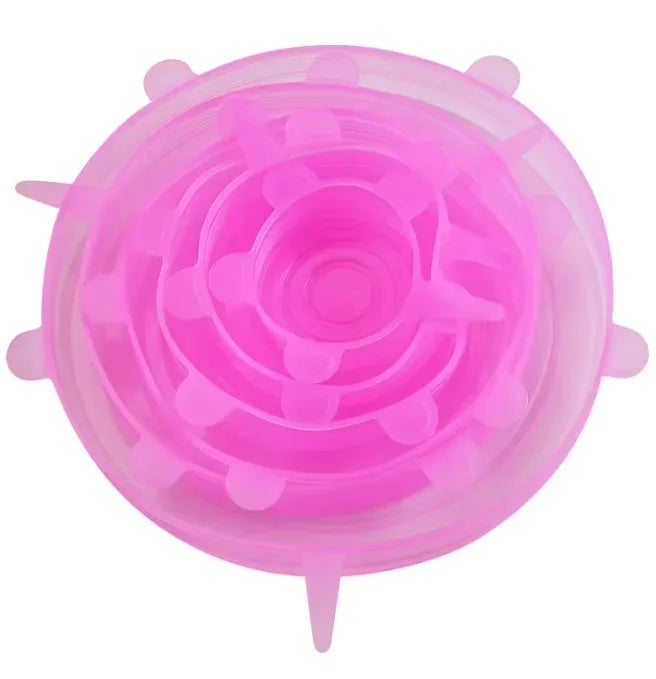 Silicone Stretch Lids For Fresh Food Leftovers
