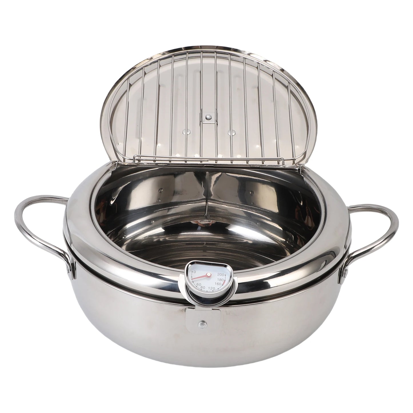 Japanese Deep Fryer Pot With Oil Drain