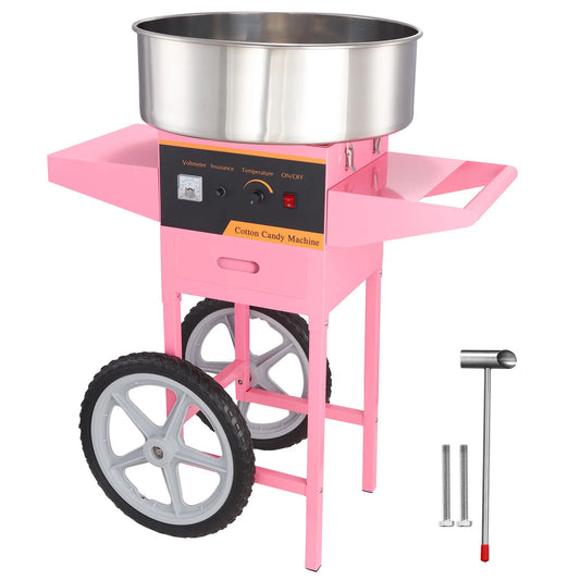 Electric Cotton Candy Machine With Cart