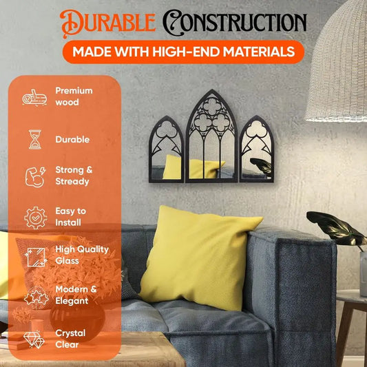 Gothic Furniture Cathedral Mirrors Halloween