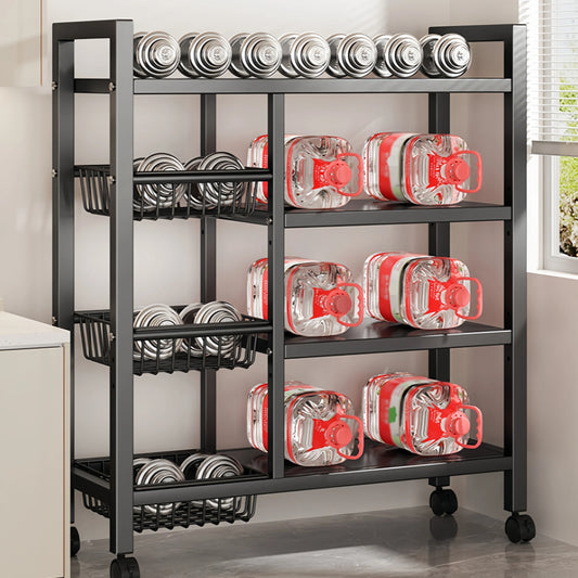 Multi Functional Movable Cabinet Storage Rack