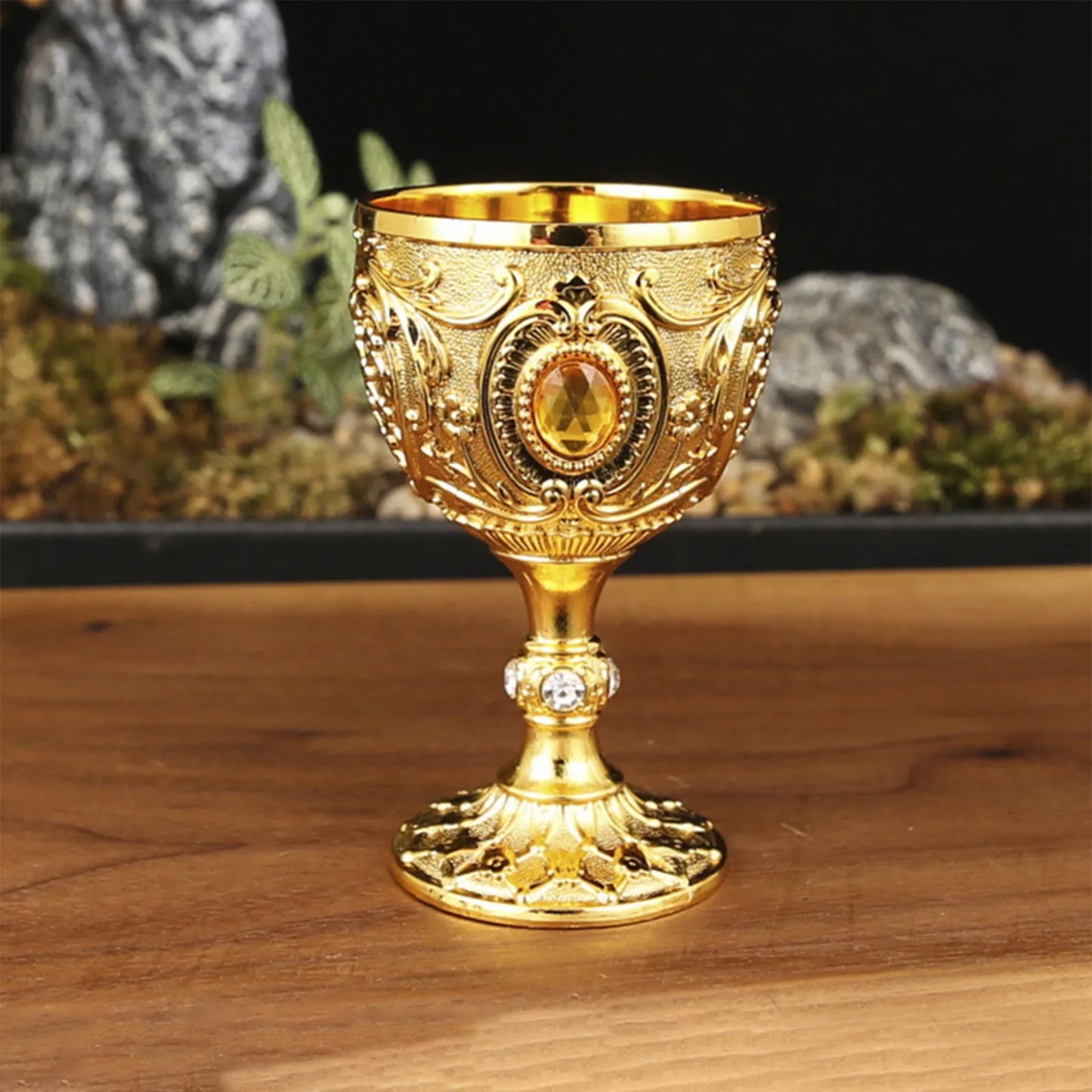 Diamond-Encrusted European Style Chalice