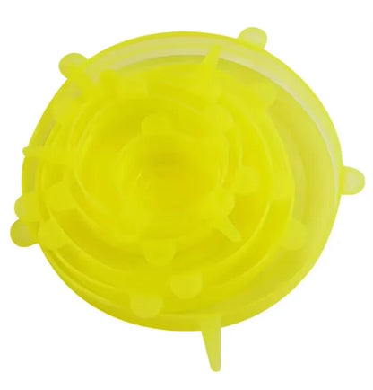 Silicone Stretch Lids For Fresh Food Leftovers