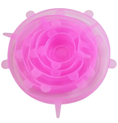Silicone Stretch Lids For Fresh Food Leftovers