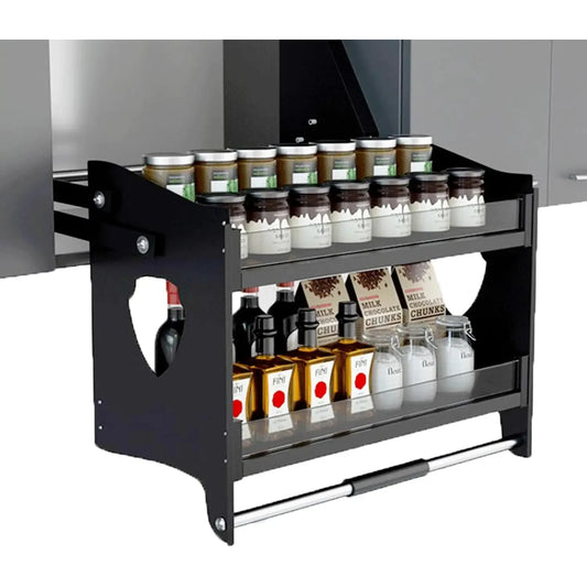 Pull Down Cabinet Organizer Two Tier
