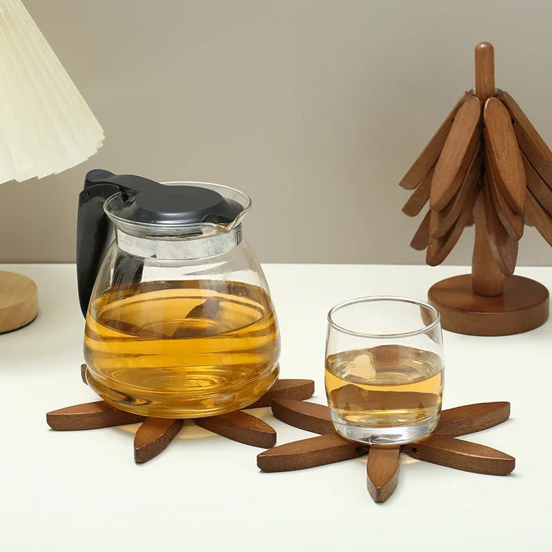 Bamboo Wooden Placemats Pot Trivets