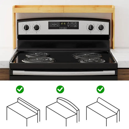 Bamboo Over The Stove Spice Shelf