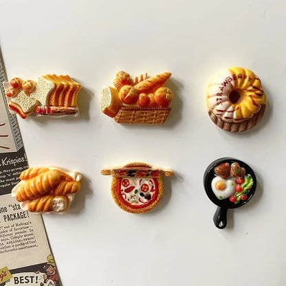 Miniature Resin Food Refrigerator Magnets