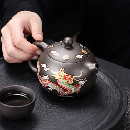 Chinese Style Color-Changing Purple Clay Teapot