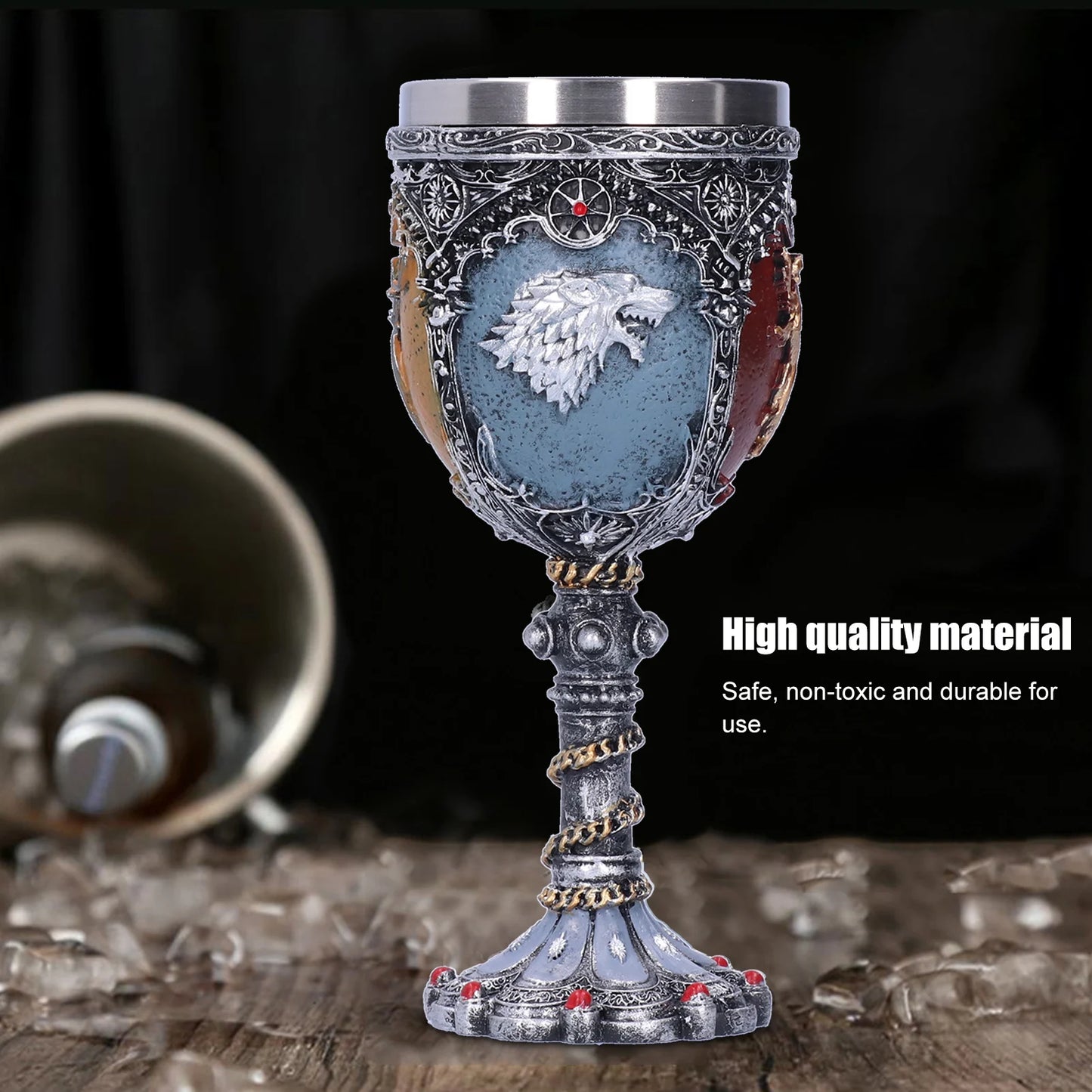 Medieval Knight Badge Beer Mug