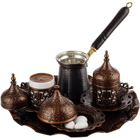 Turkish Coffee Making And Serving Set