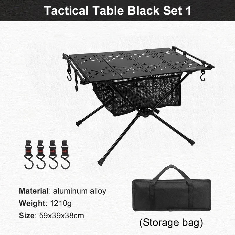 Folding Camping Table With Storage