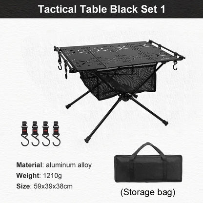 Folding Camping Table With Storage