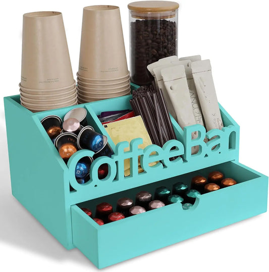 Coffee Station With K-Cup And Tea Storage