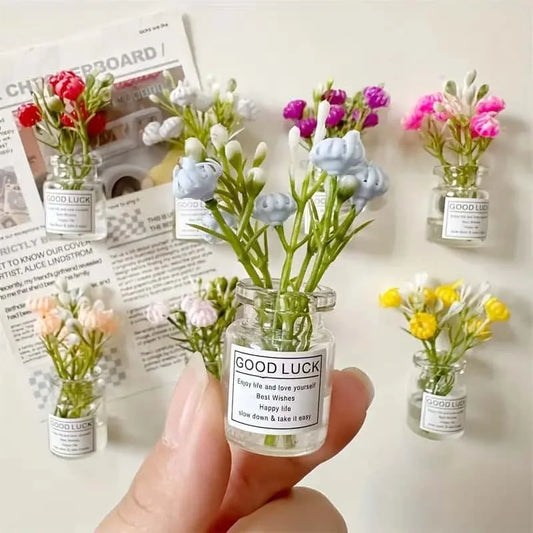 Small Vase Cute Refrigerator Magnets