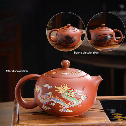 Chinese Style Color-Changing Purple Clay Teapot