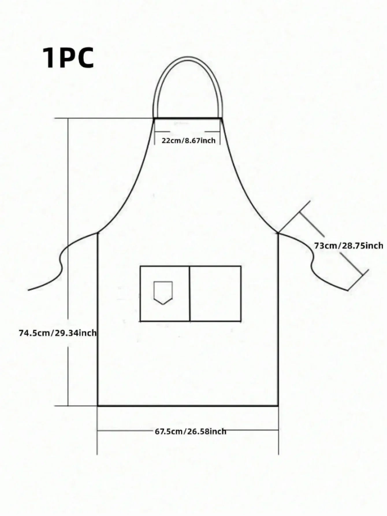 Canvas Kitchen Work Apron