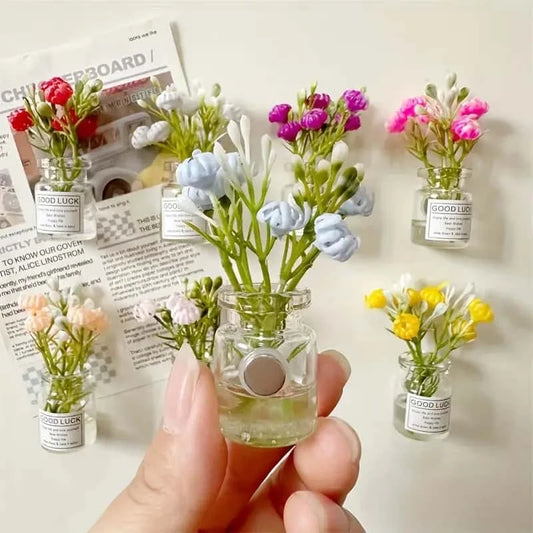 Small Vase Cute Refrigerator Magnets