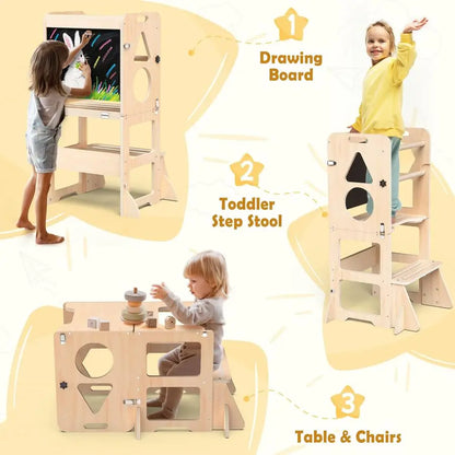 Four In One Toddler Kitchen Step Stool