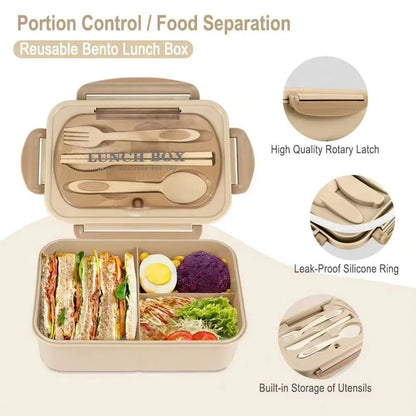 Portable Square Lunch Box