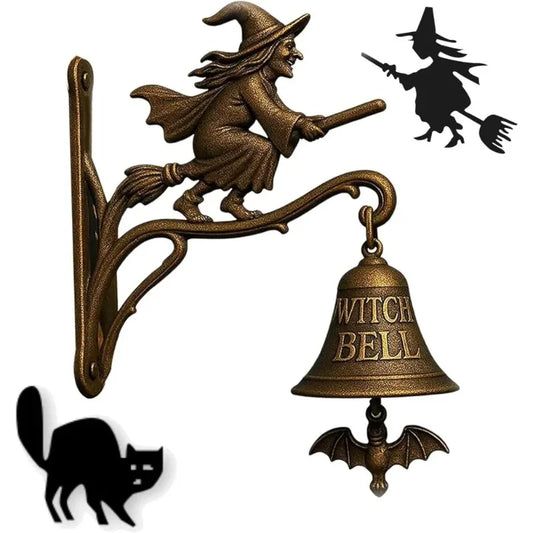 Witch Doorbell Metal Wrought Iron