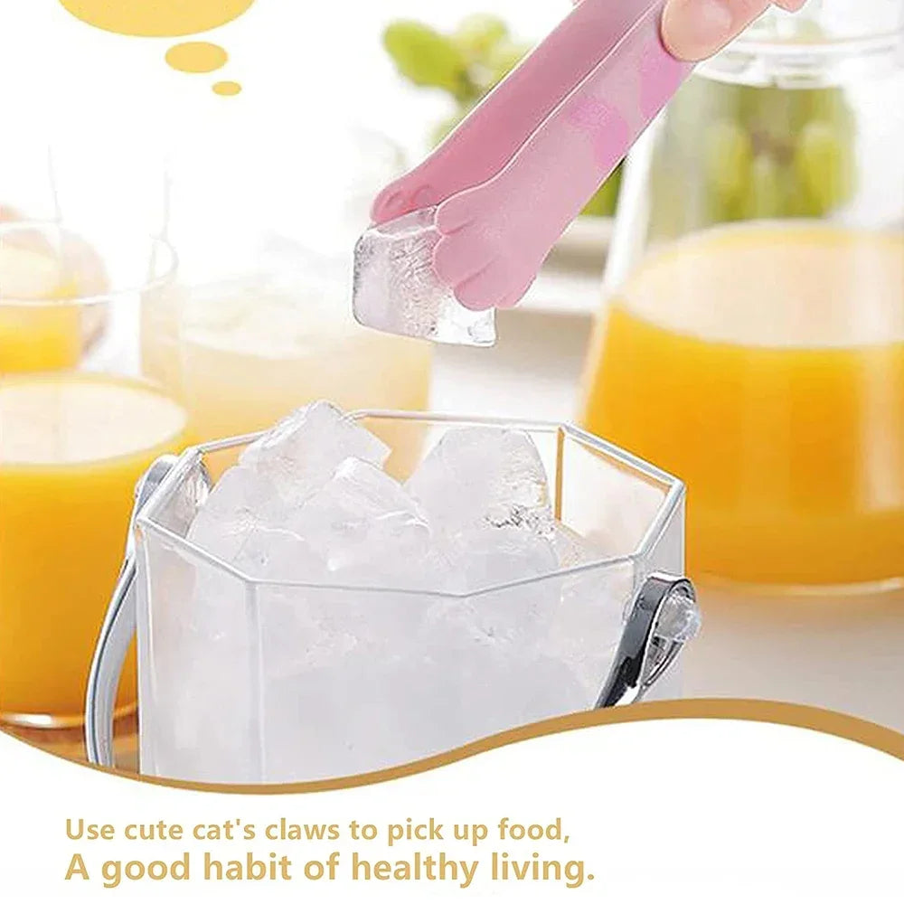 Japanese Cat Paw Shape Food Tongs