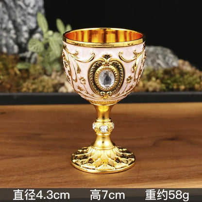 Diamond-Encrusted European Style Chalice