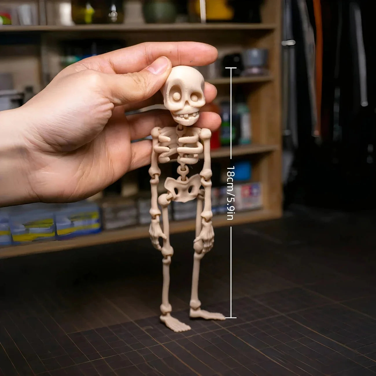 Poseable Skull Fridge