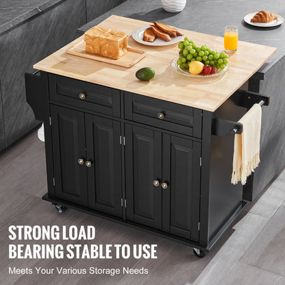 Kitchen Island Cart With Storage