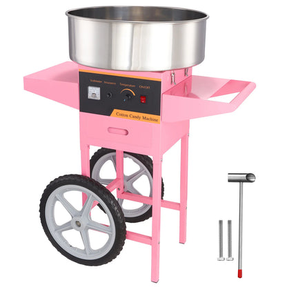 Electric Cotton Candy Machine With Cart