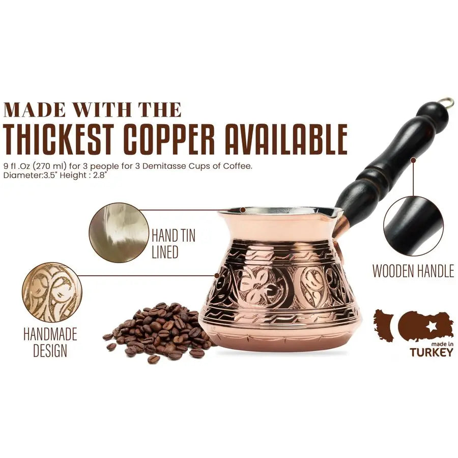 Copper Turkish Coffee Pot