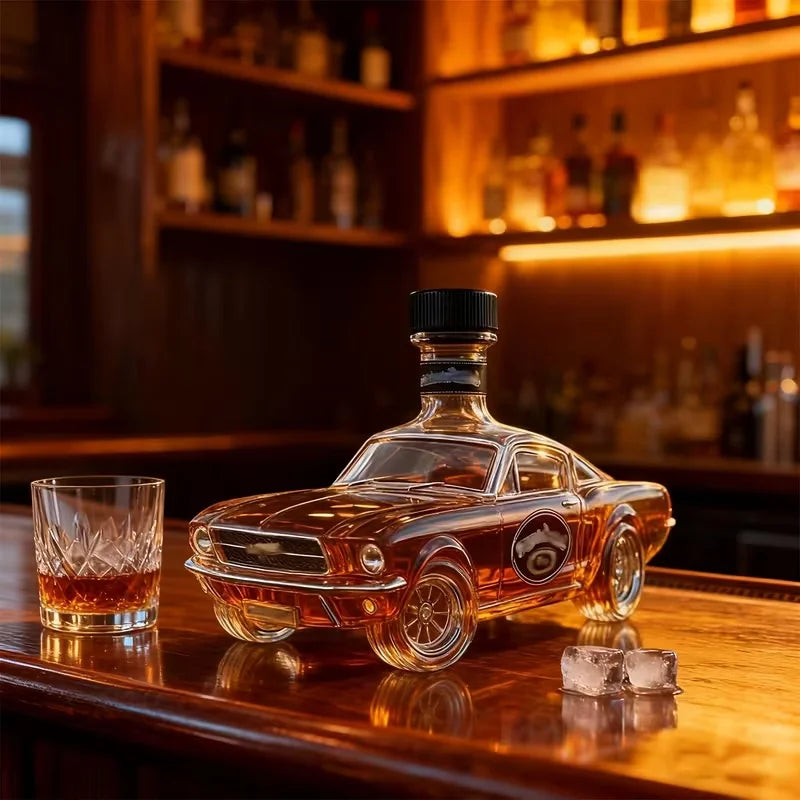 Car-shaped Whiskey Decanter Art Sculpture