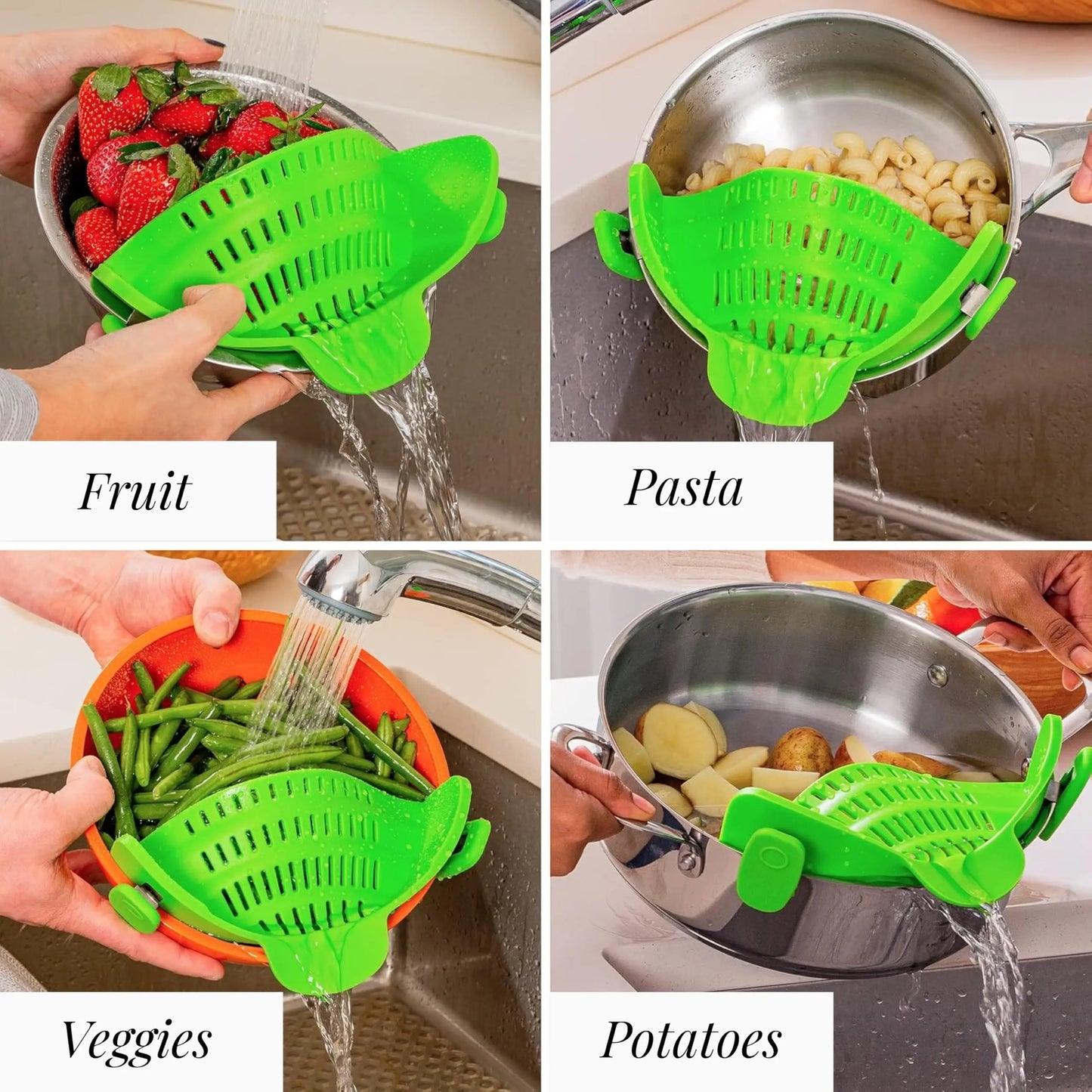 Silicone Strainer For Kitchen Pots