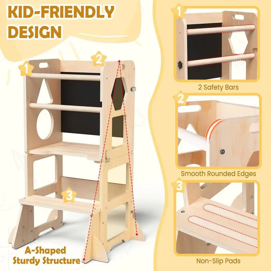 Four In One Toddler Kitchen Step Stool