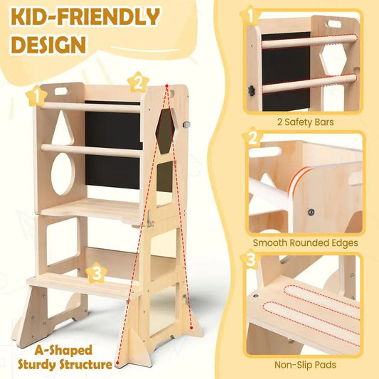Four In One Toddler Kitchen Step Stool