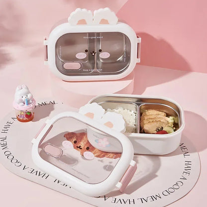 Rabbit Design Large Capacity Sealed Bento Box