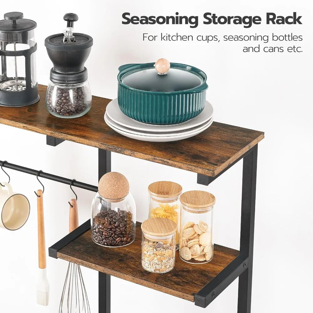 Large Bakers Rack with Power Outlets