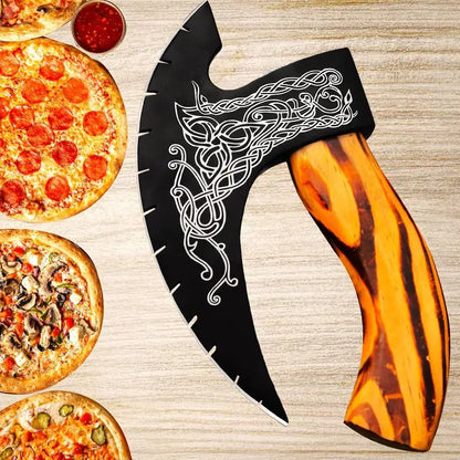Handmade Viking Pizza Axe With Sheath