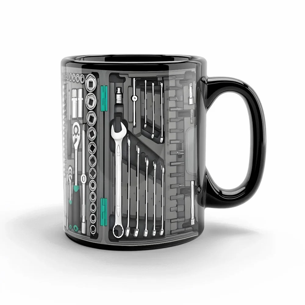 Funny Coffee Mug Mechanic Toolbox Set
