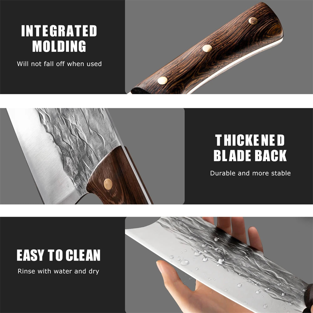 Viking Chef Knife Set With Roll Bag