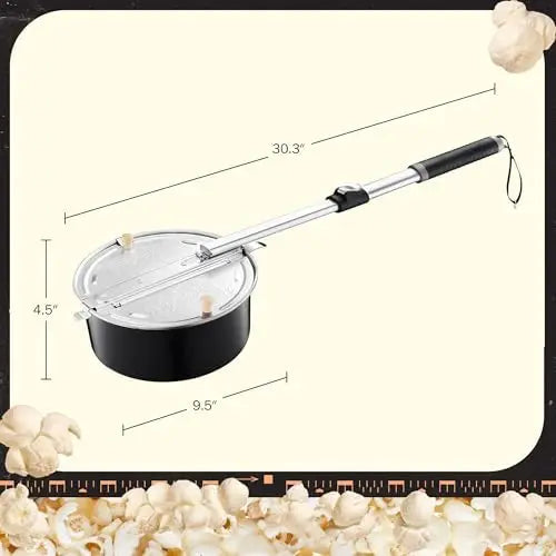 Old Fashioned Campfire Popcorn Popper
