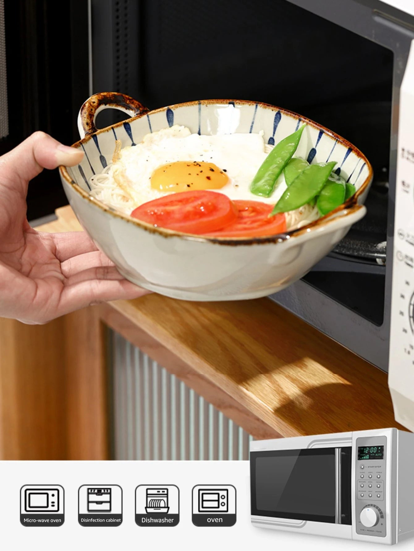 Japanese Noodle Bowl Ceramic