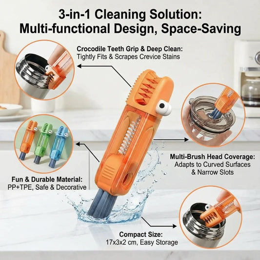 Three In One Cup Cleaning Brush