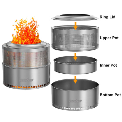 Outdoor Camping Firewood Burner Stove