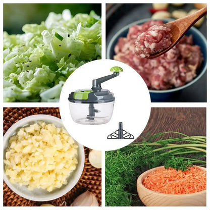 Multifunctional Manual Food Processor