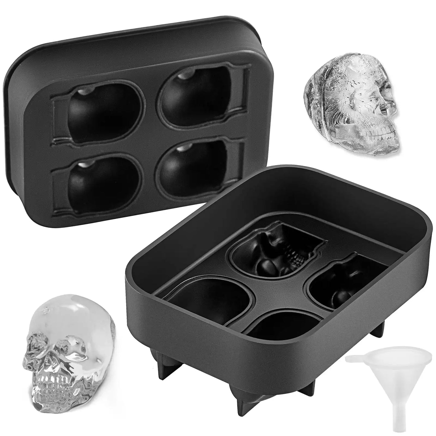 Skull Ice Cube Tray Ice Ball Maker