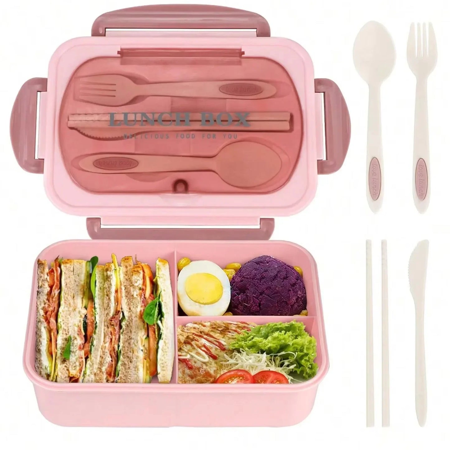 Portable Square Lunch Box