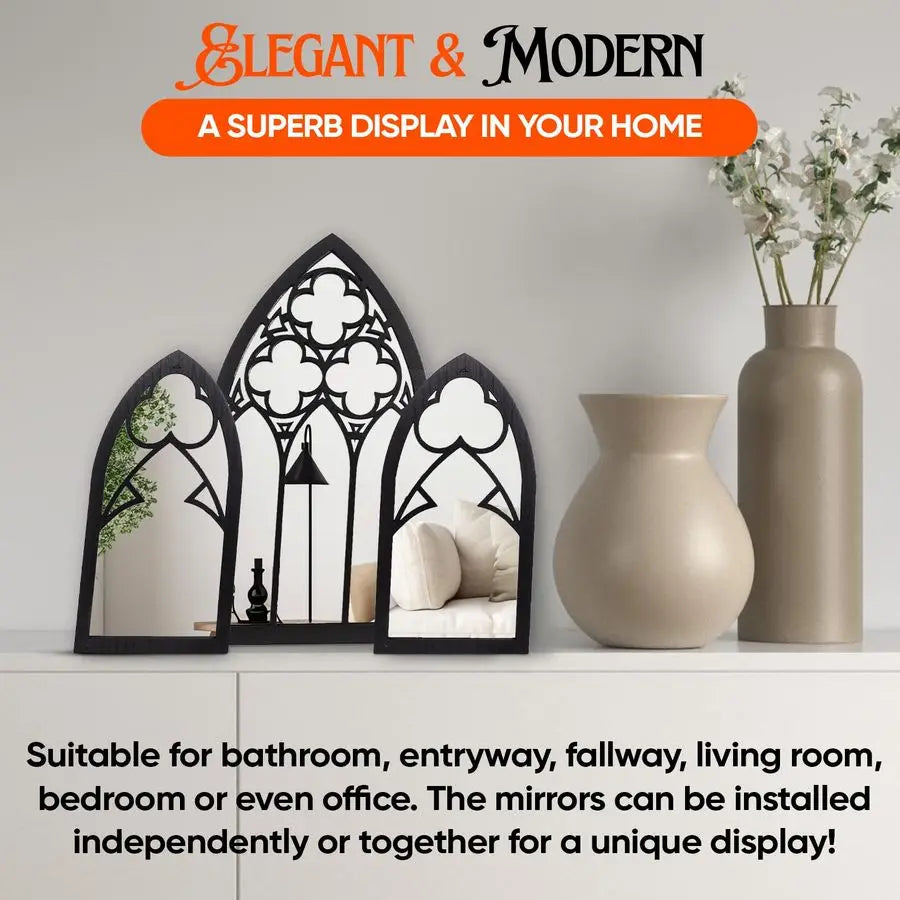 Gothic Furniture Cathedral Mirrors Halloween