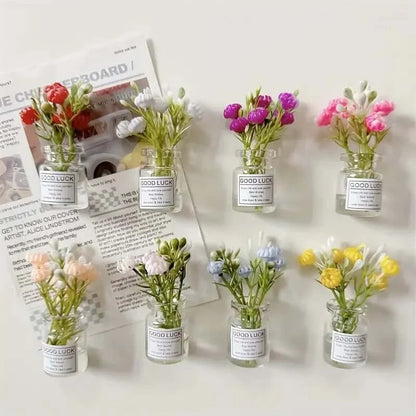 Small Vase Cute Refrigerator Magnets