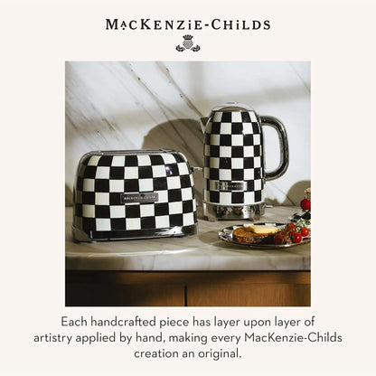 Electric Kettle Black-And-White Courtly Check